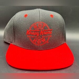 Krispy Cream- Black and Red Cap with Logo, Adjustable back, New with tags‎